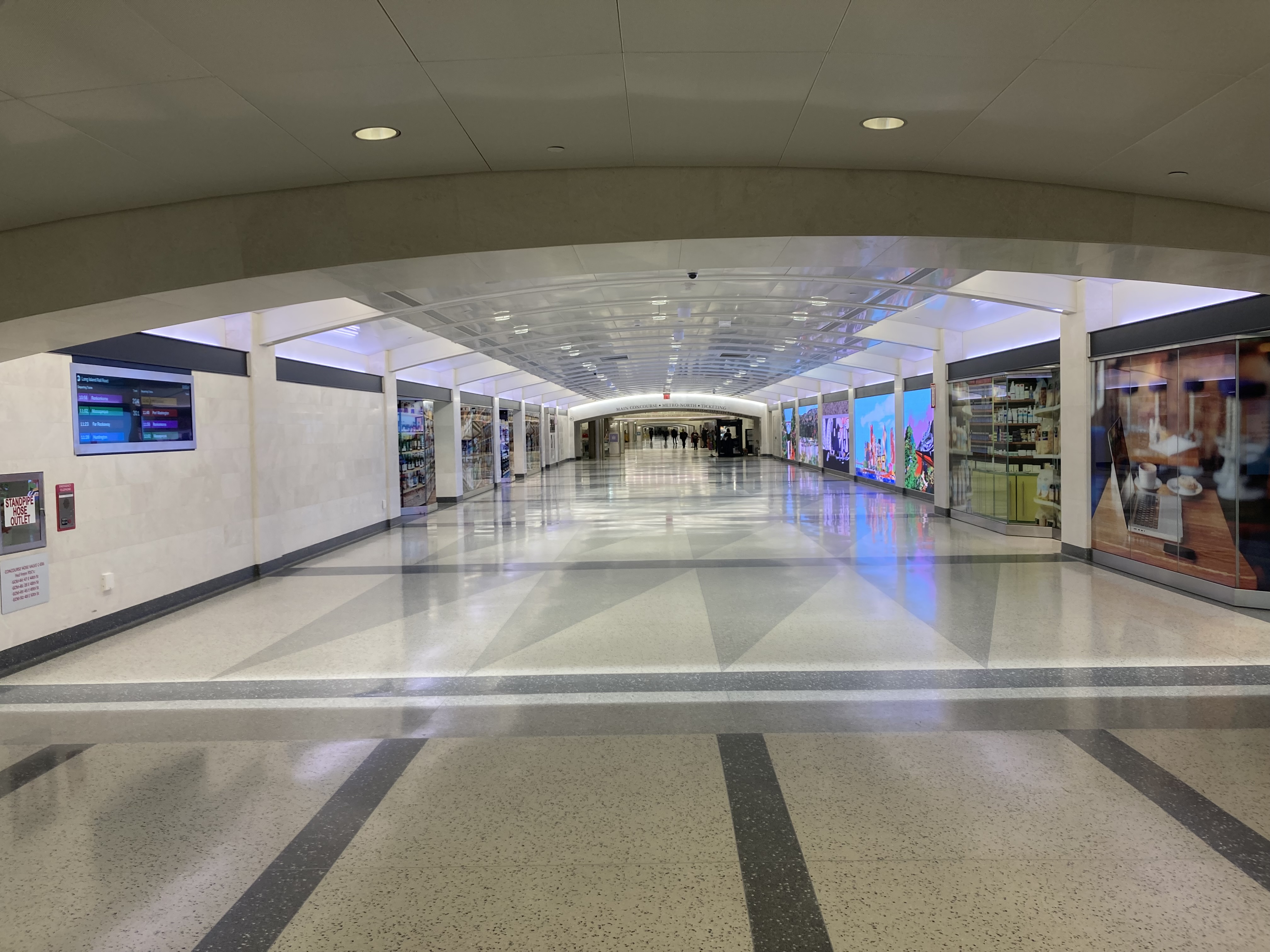 Subway facility indoors